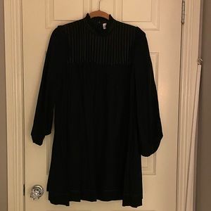 Ganni Black Mini Dress